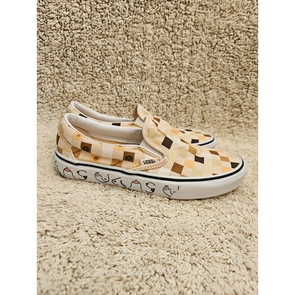 VANS Shoes - Vans Checker Slip On Breast Cancer Awareness Boobs & Nipples Men 6 Women 7.5
